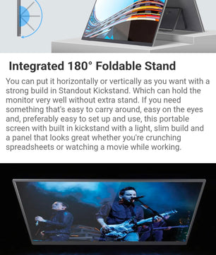 MotionSync 18.5" Portable Monitor Ultra-slim. Powerful. Built for work and play.