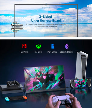 MotionSync 18.5" Portable Monitor Ultra-slim. Powerful. Built for work and play.