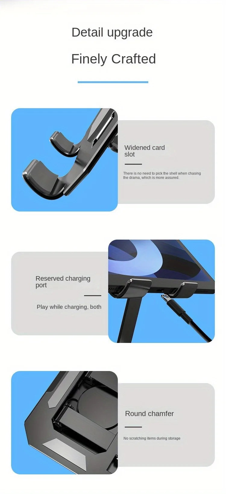Tablet Holder Carbon Steel Stand with 360° Rotation Adjustable Stand For iPad Pro Air Mini Mobile Phone Desk Bracket 4-15 Inch