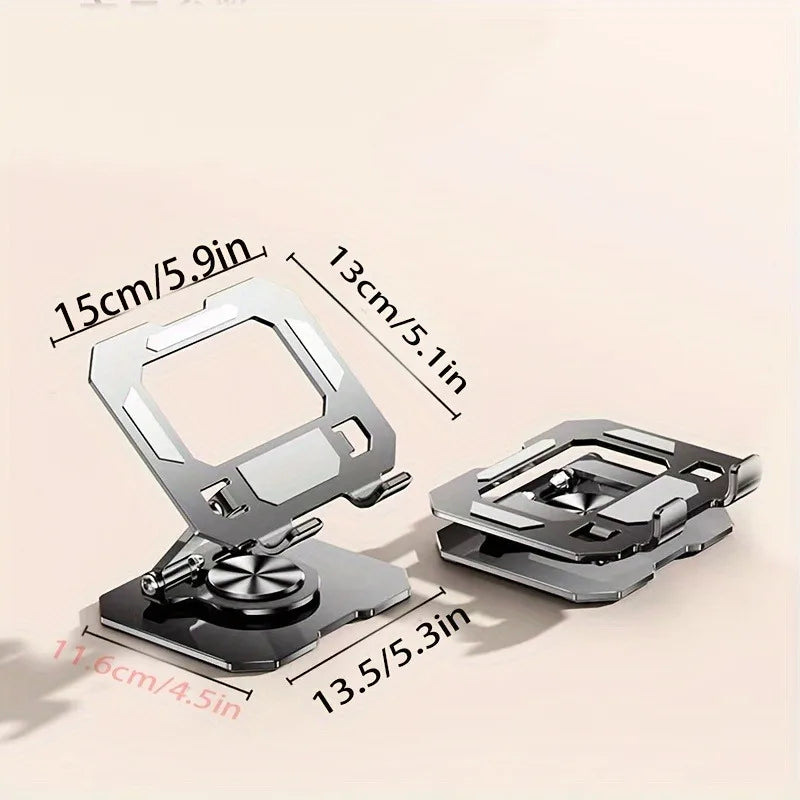 Tablet Holder Carbon Steel Stand with 360° Rotation Adjustable Stand For iPad Pro Air Mini Mobile Phone Desk Bracket 4-15 Inch